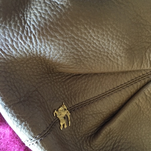 Christmas SALE! Burberry, tan leather, like new. - Picture 2 of 8